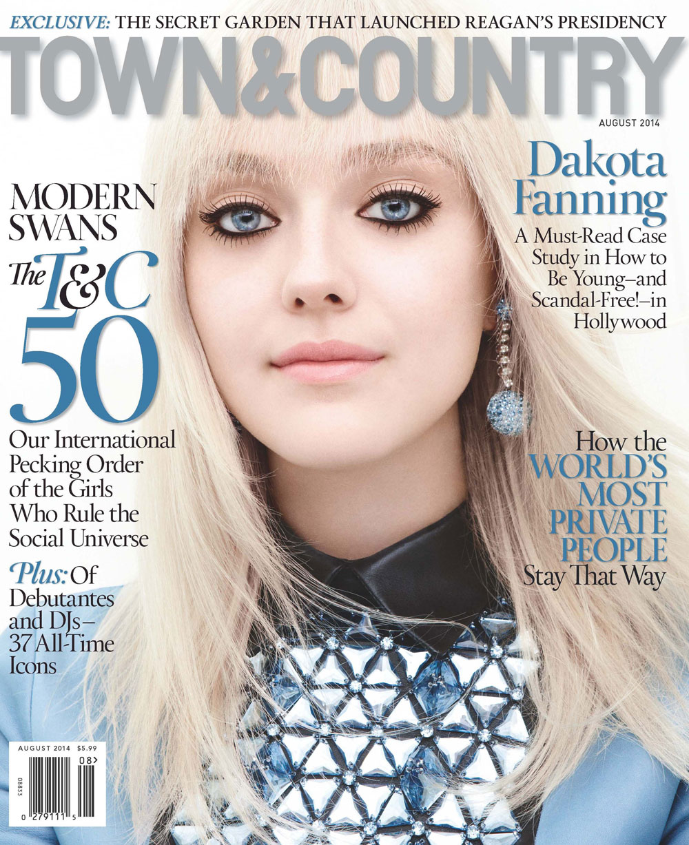 Town &amp; Country&#39;s Stellene Volandes On The Mag&#39;s Modern Swans List - Daily Front Row - Dakota-Fanning-Town-Country-August-2014-Magazine-Editorial-Gucci-Miu-Miu-Saint-Laurent-Tom-Lorenzo-Site-TLO-1