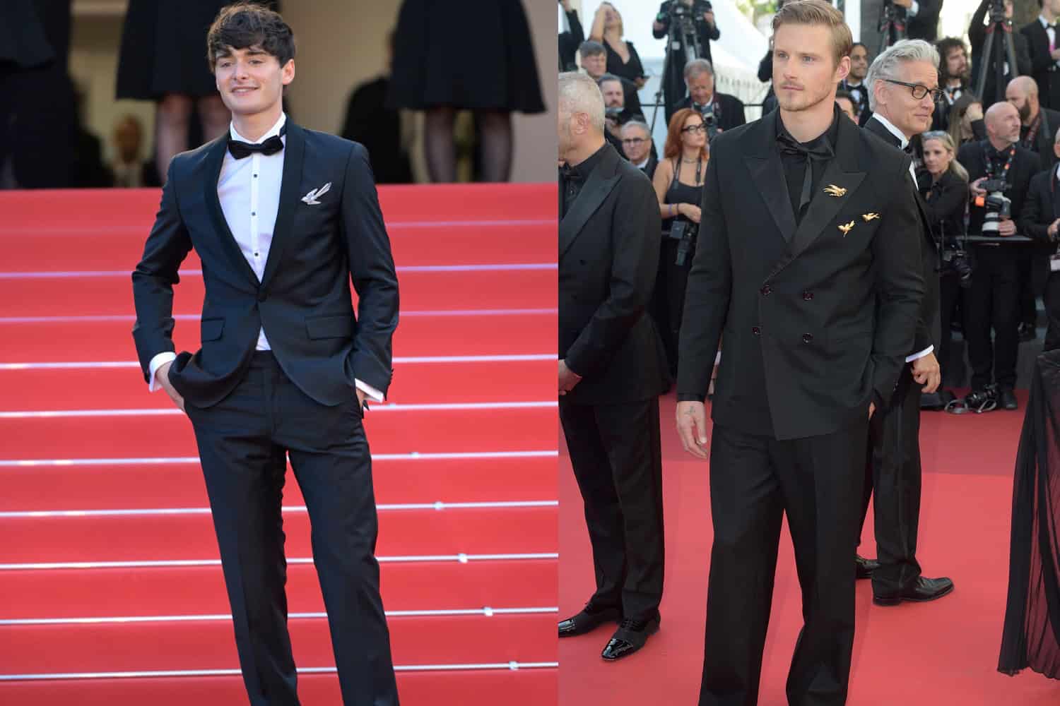 How Stylist Philippe Uter Styled Alexander Ludwig and Noah Schnapp at Cannes