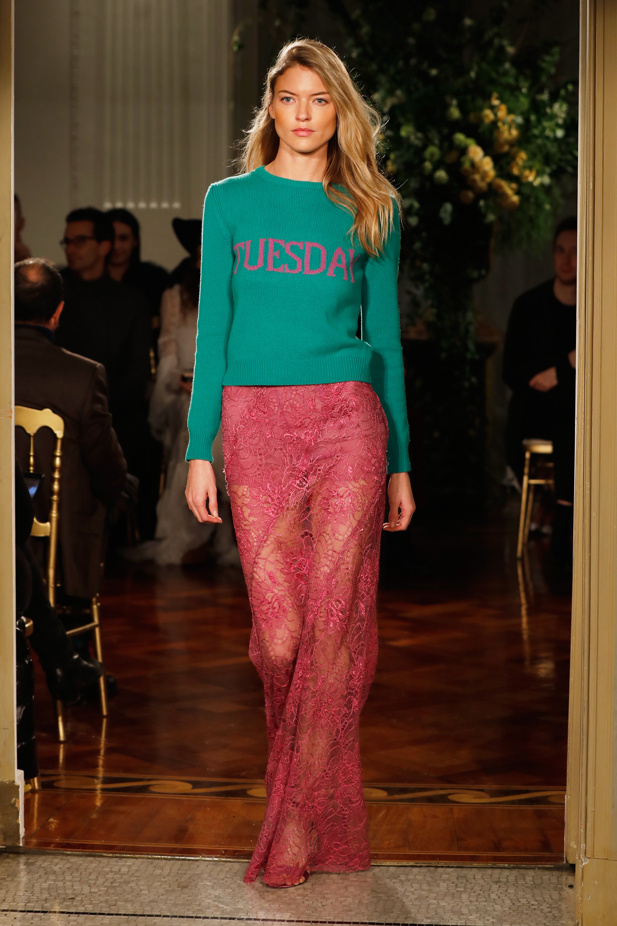 Alberta Ferretti Launches See Now, Buy Now Rainbow Week Sweaters - Daily  Front Row