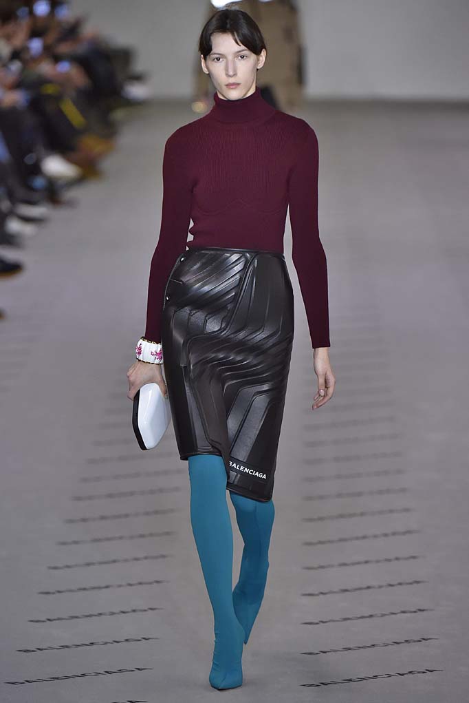 Balenciaga Fall 2017 Car Mat Skirts-Balenciaga Fall 2017 Fashion Recap