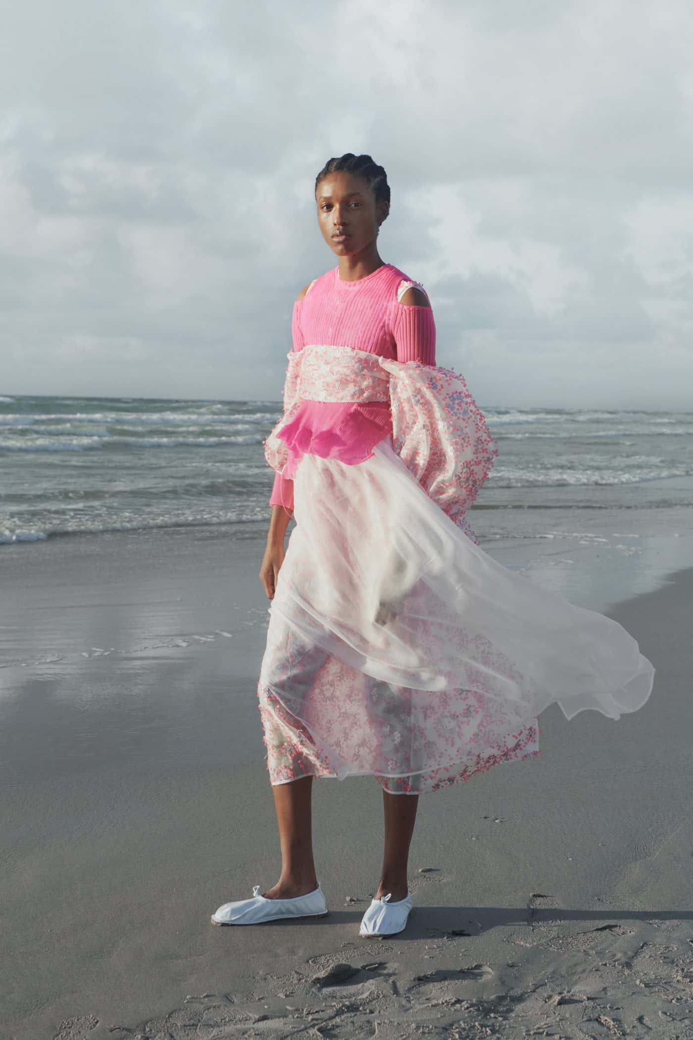 Cecilie Bahnsen Updates Her Airy Babydoll Dresses With Sequin