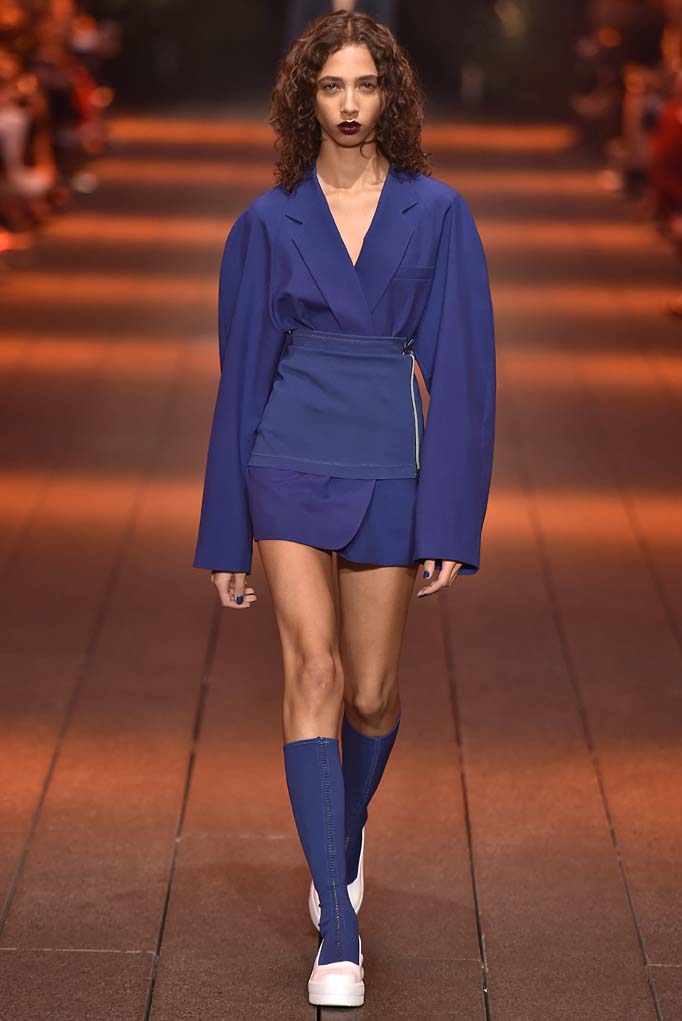 DKNY 2014 Spring Summer Mens Runway  Denim Jeans Fashion Week Runway  Catwalks, Fashion Shows, Season Collections Lookbooks > Fashion Forward  Curation < Trendcast Trendsetting Forecast Styles Spring Summer Fall Autumn  Winter Designer Brands