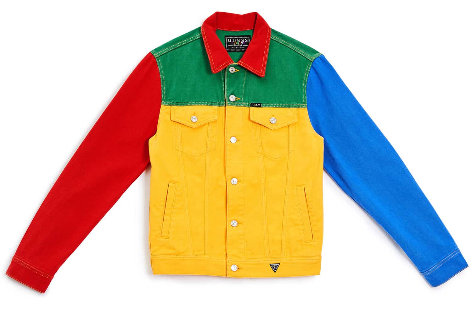 Editor's Pick: Guess' Colorblock Denim Jacket and Shorts Set