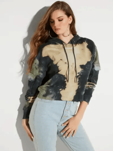 Editor's Pick: Guess Tie-Dye Logo Cropped Sweatshirt