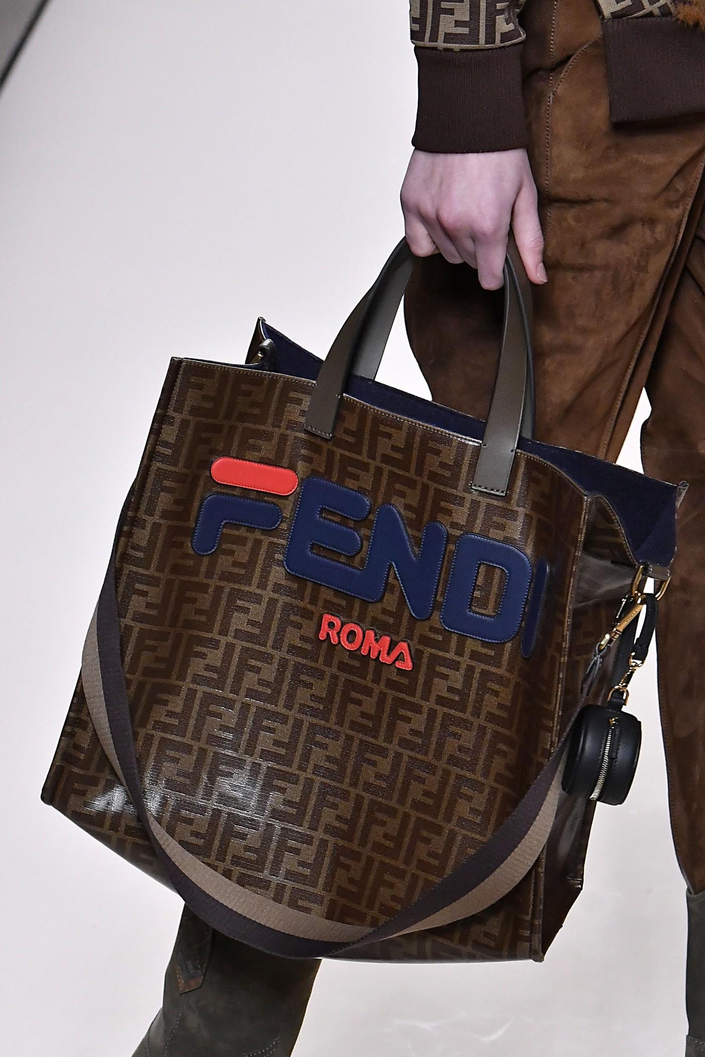 fendi using fila logo