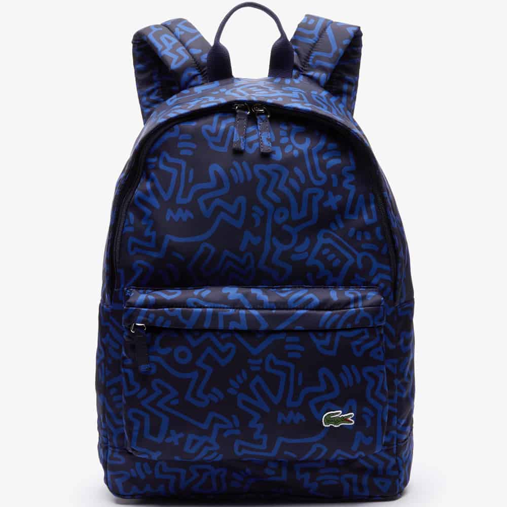 lacoste keith haring backpack