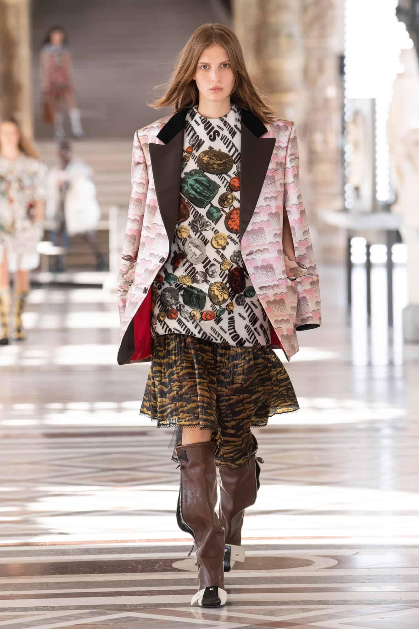 Louis Vuitton Fall '21 Signs Off Fashion Month With A Bang