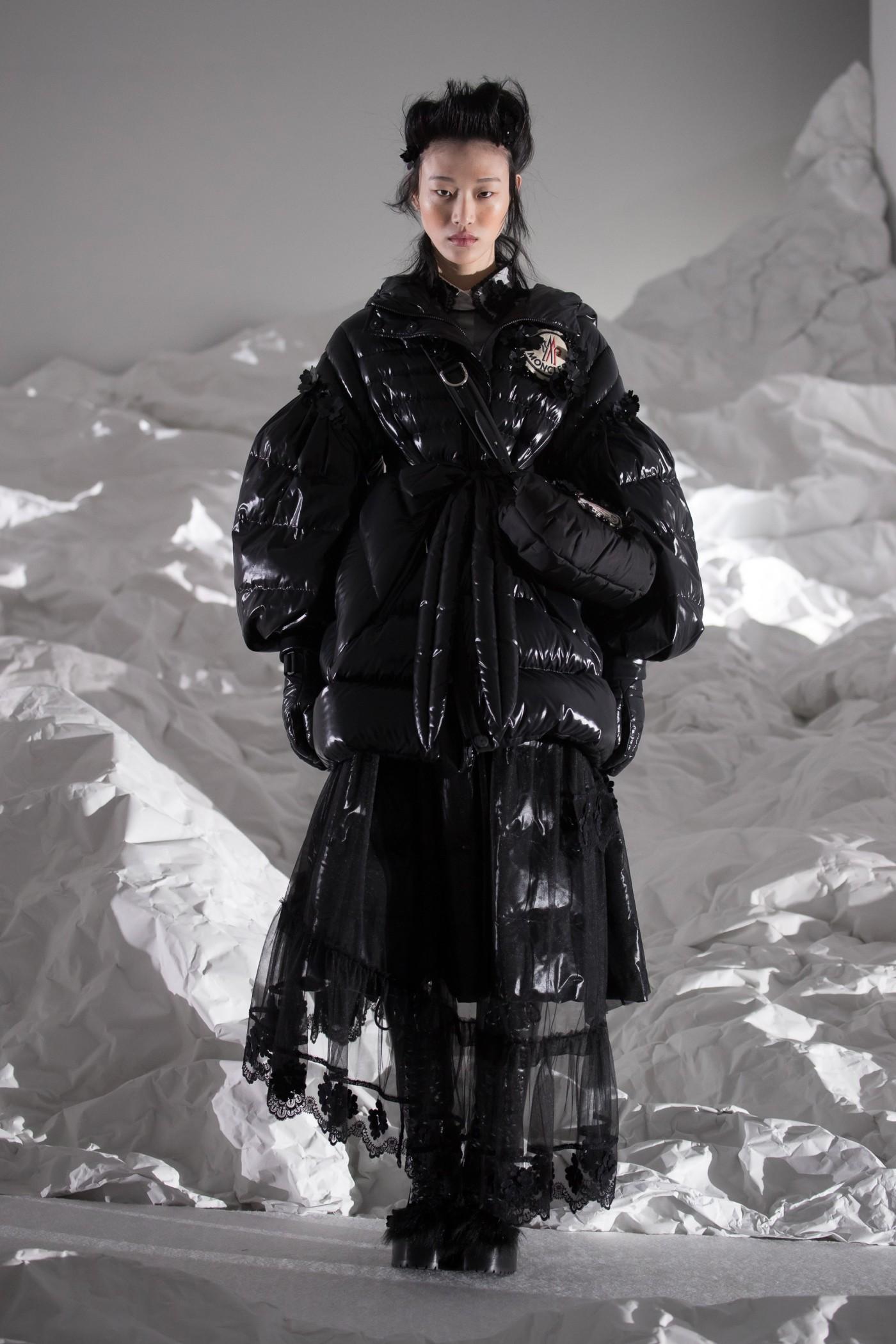 MONCLER SIMONE ROCHA パールデザイン ロングスリーブトップ