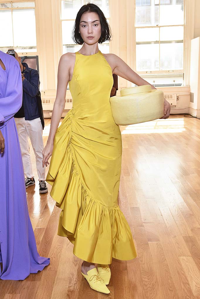 Rosie assoulin store yellow dress