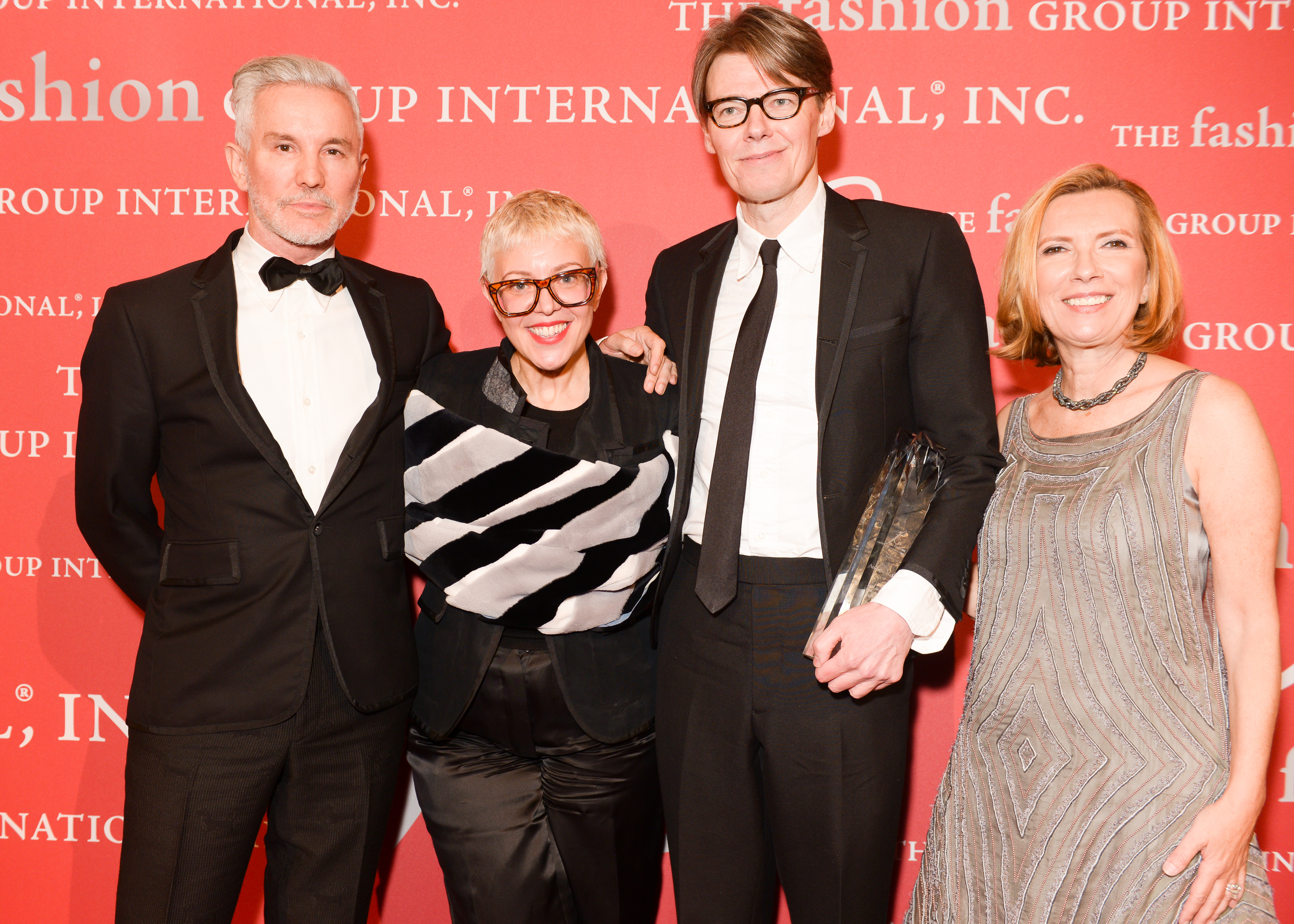 Pierre-Yves Roussel, Tory Burch, Stefano Tonchi at THE FASHION GROUP  INTERNATIONAL: 32ND ANNUAL NIGHT OF