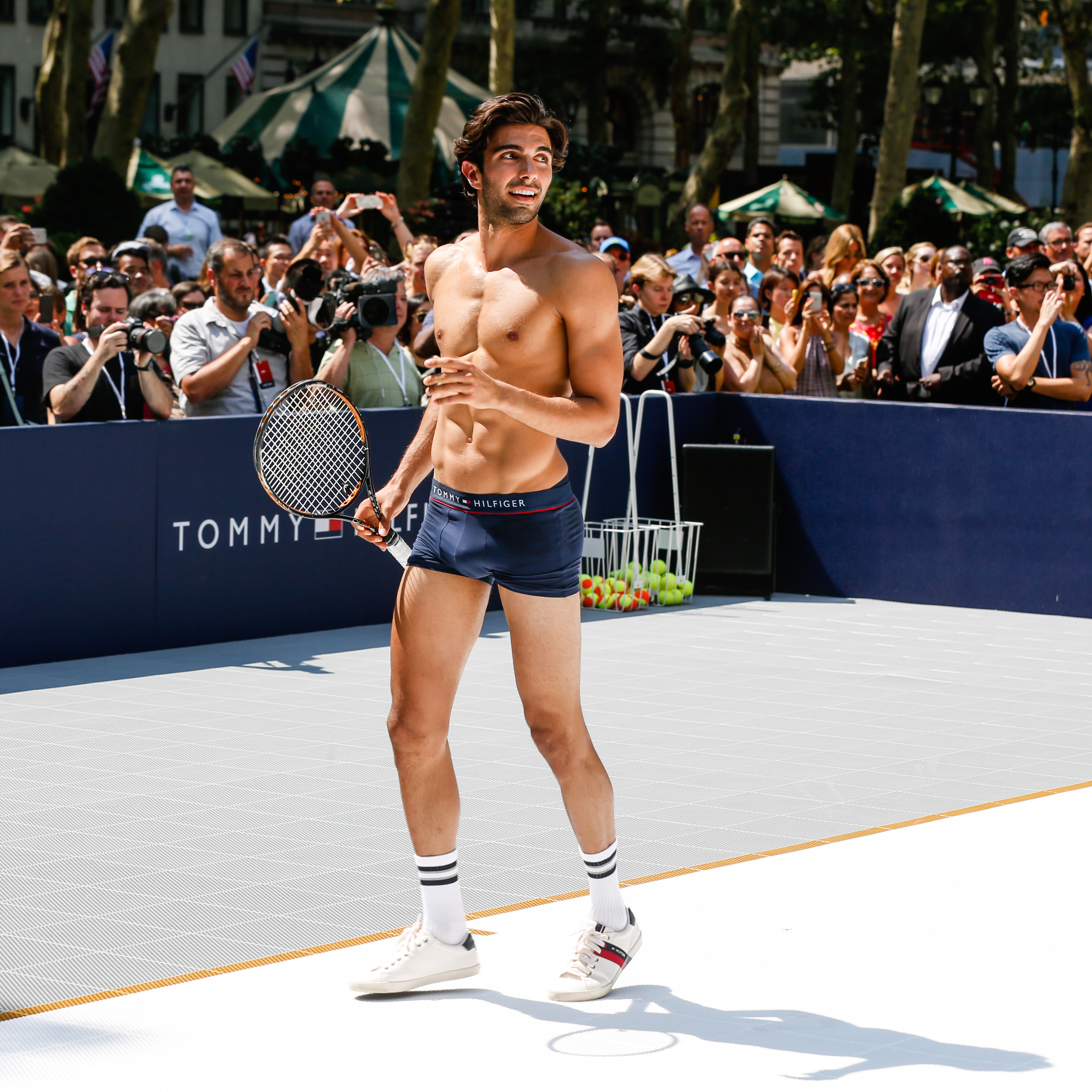 Tommy Hilfiger Hosts “Strip Tennis” Match To Welcome Rafael Nadal