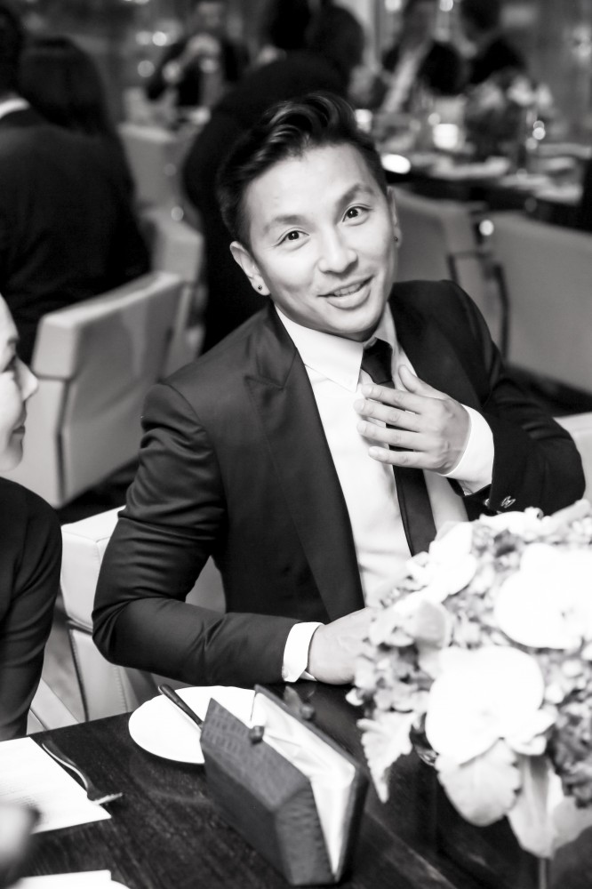 MARIA BAIBAKOVA and DAVID HALLBERG Dinner Event Honoring David Hallberg and the Bolshoi Engagement with the Lincoln Center Festival