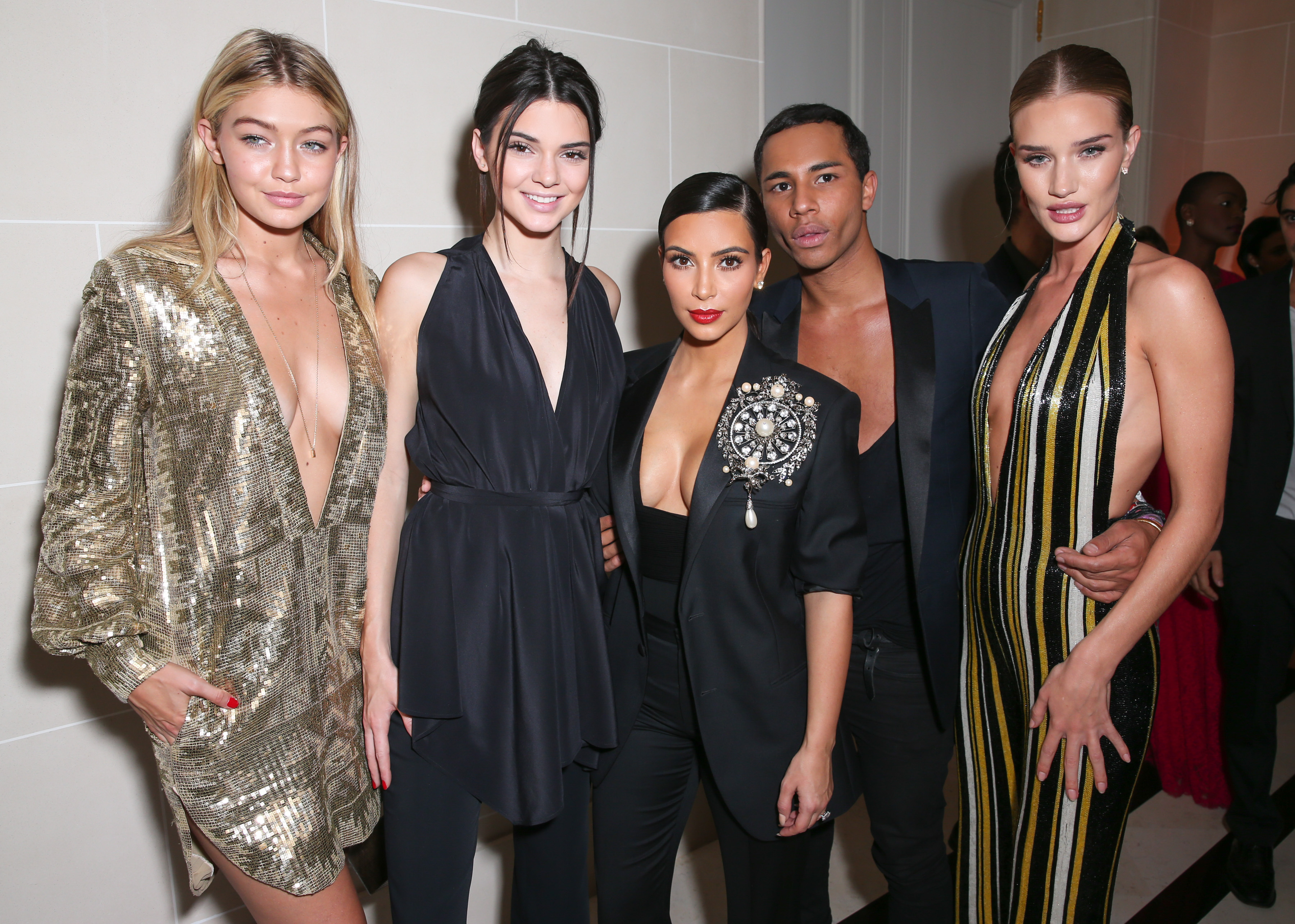 Muse Moment! With Olivier Rousteing And Rosie Huntington-Whiteley