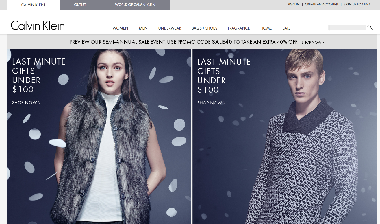 Calvin Klein Expands Global E-Commerce - Daily Front Row