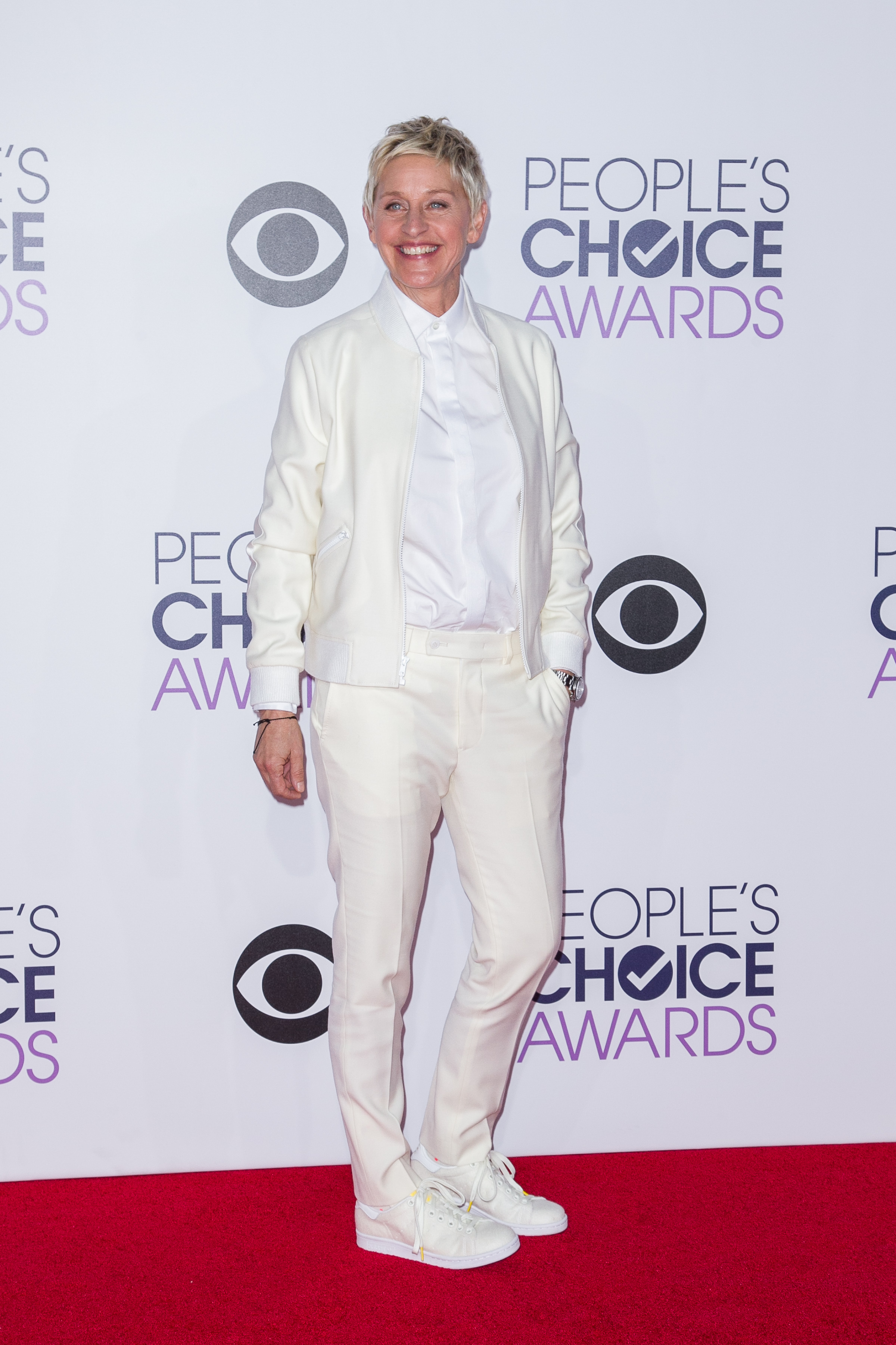 Ellen DeGeneres Donned Her New Clothing Line At The People's Choice