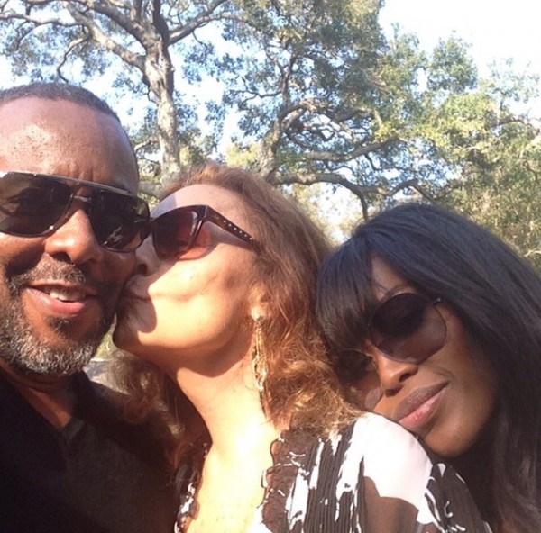 DVF's Instagram snap with Lee Daniels and Naomi Campbell
