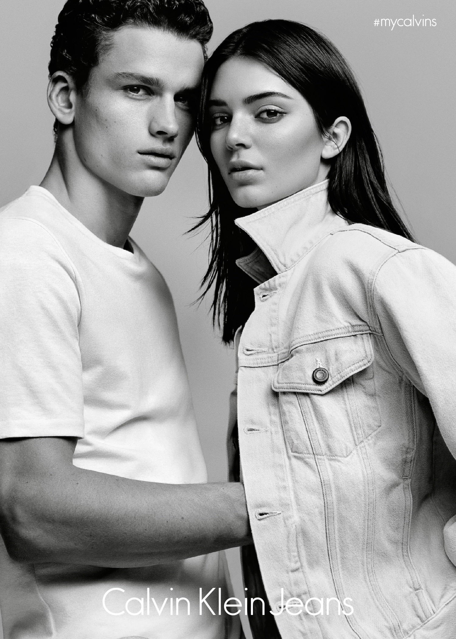 Kendall Jenner and Simon Nessman Launch #MyCalvins Denim Series