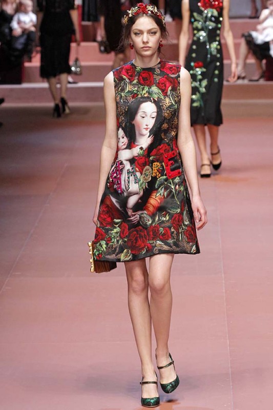 The Dolce & Gabbana Fall 2015 Fashion Show Was All About Moms and Babies