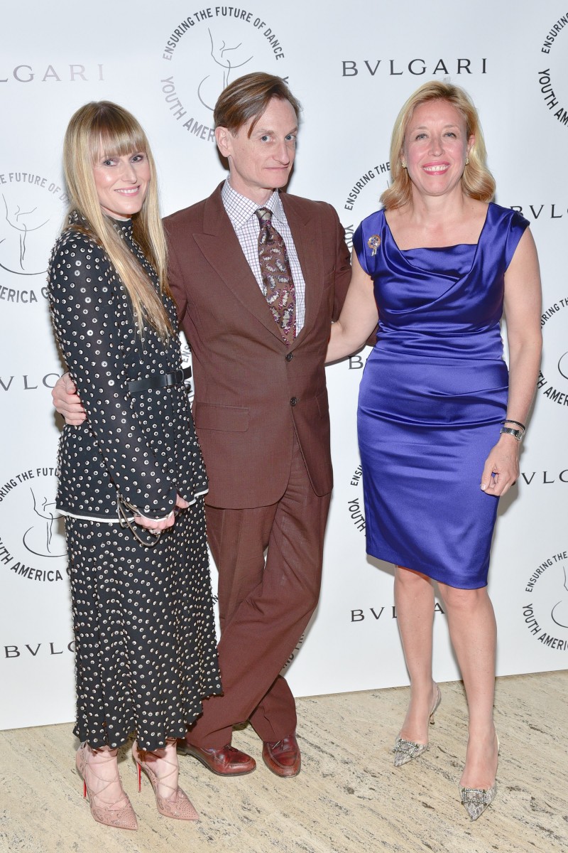 Amy Astley, Hamish Bowles, and Veronica Bulgari