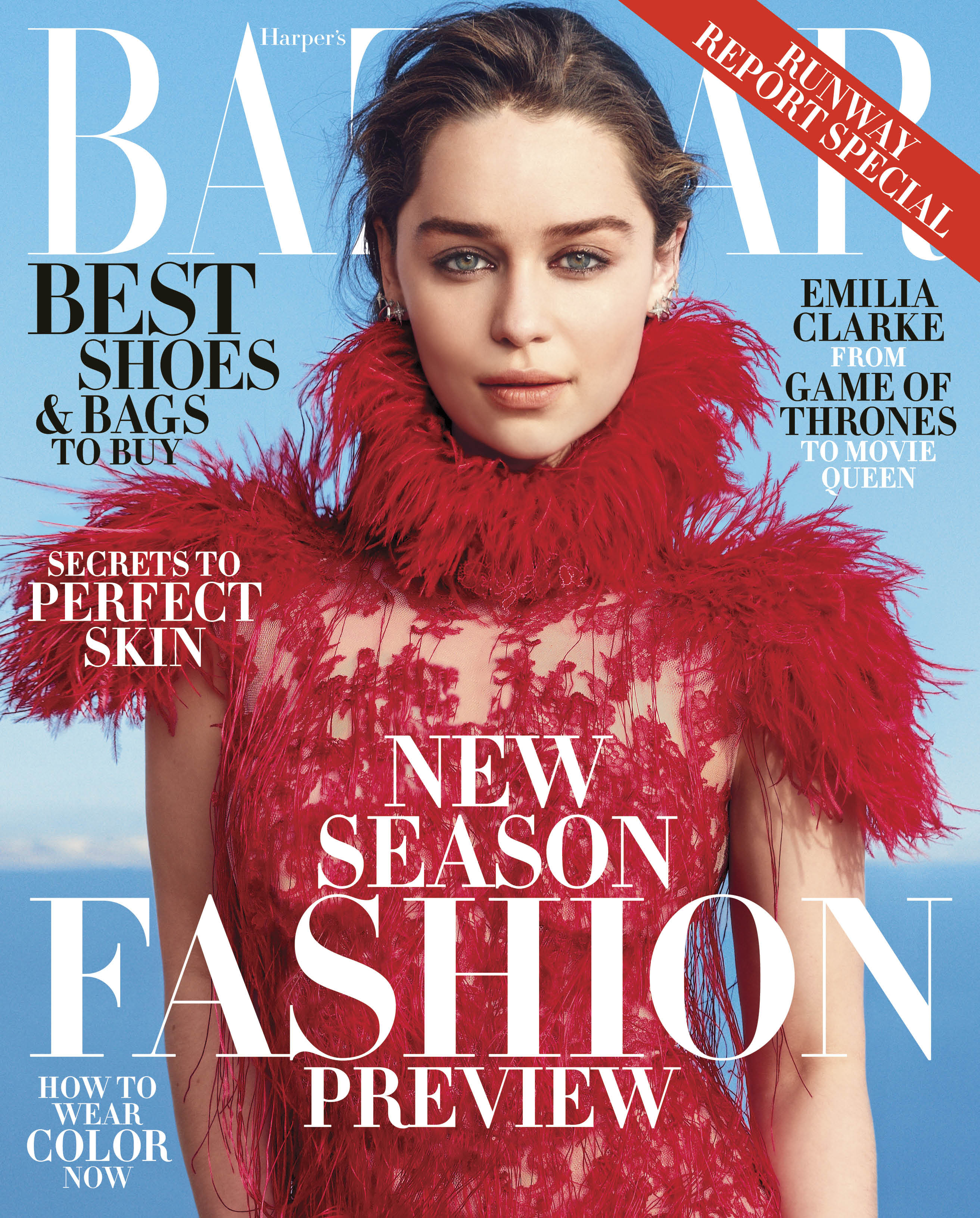 Emilia Clarke Covers Harper's Bazaar - Daily Front Row