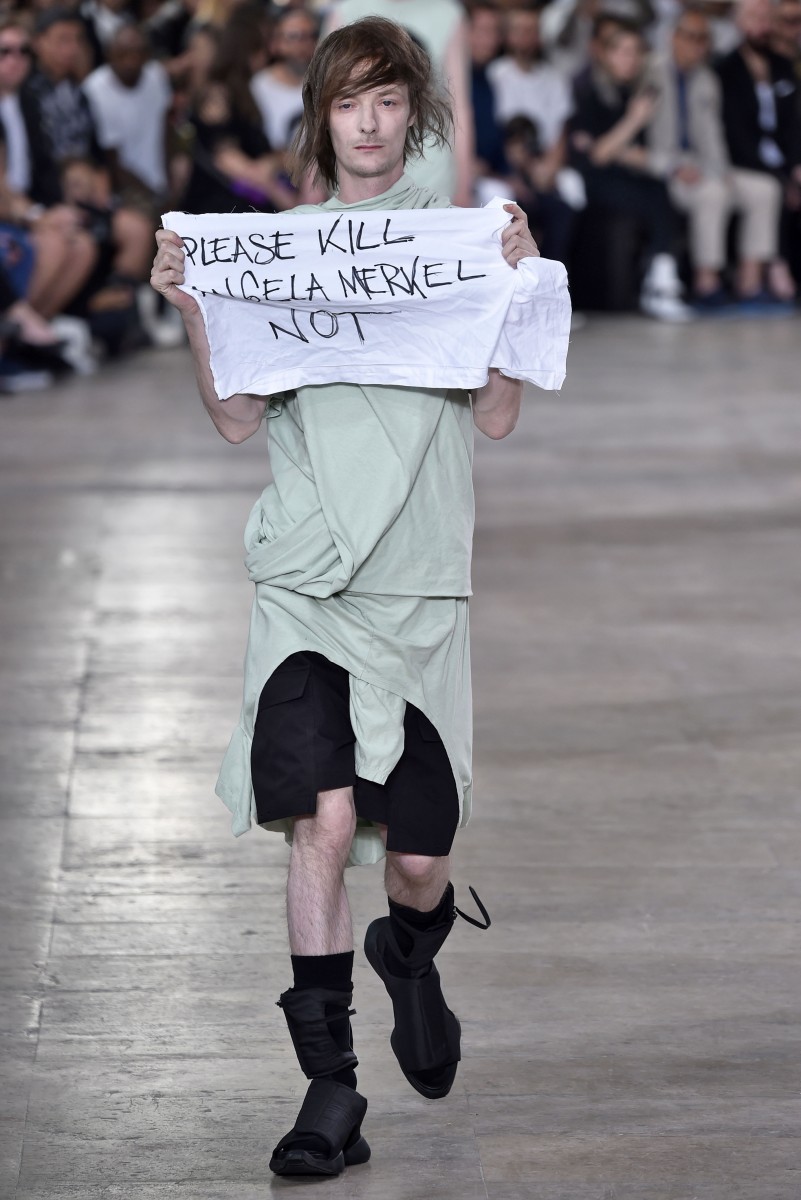 Rick Owens Paris Menswear Spring Summer 2016 - June 2015