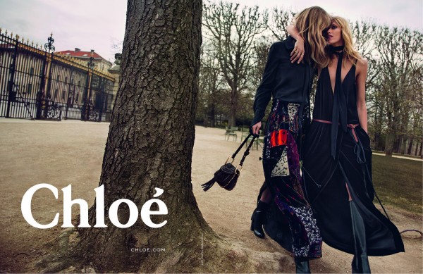 Chloé Debuts Fall 2015 Ad Campaign With Anja Rubik and Julia Stenger ...