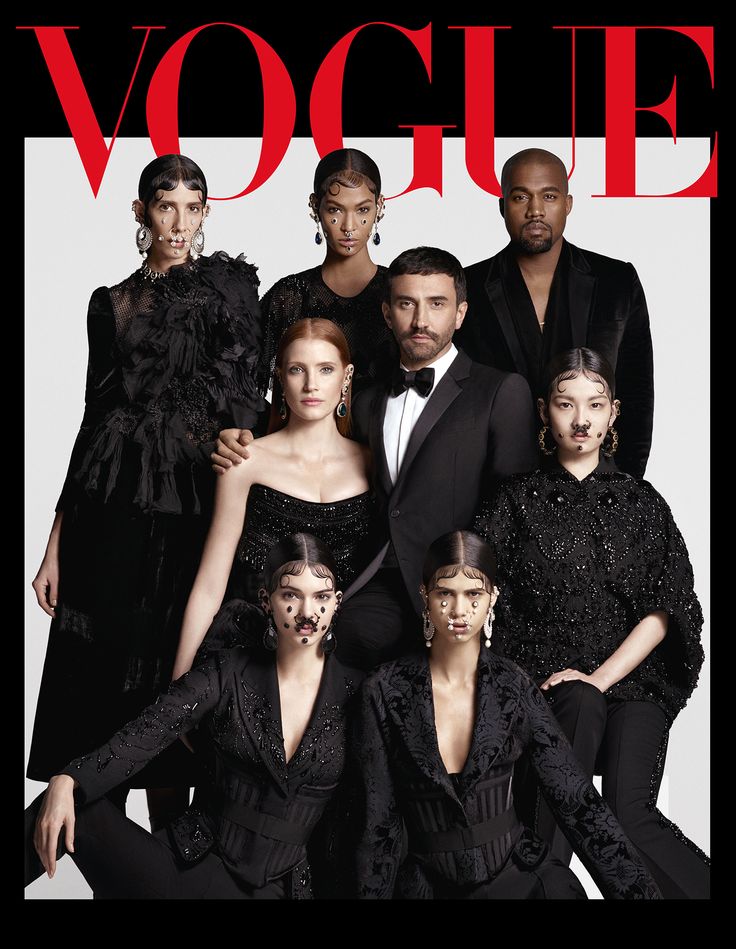 Riccardo Tisci And His 'Givenchy Gang' Cover Vogue Japan - Daily Front Row