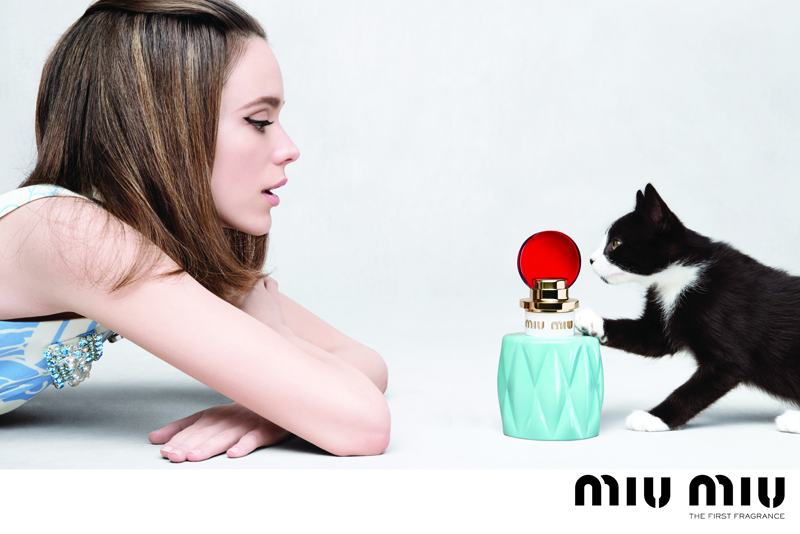 Stacy Martin signed for Miu Miu fragrance campaign
