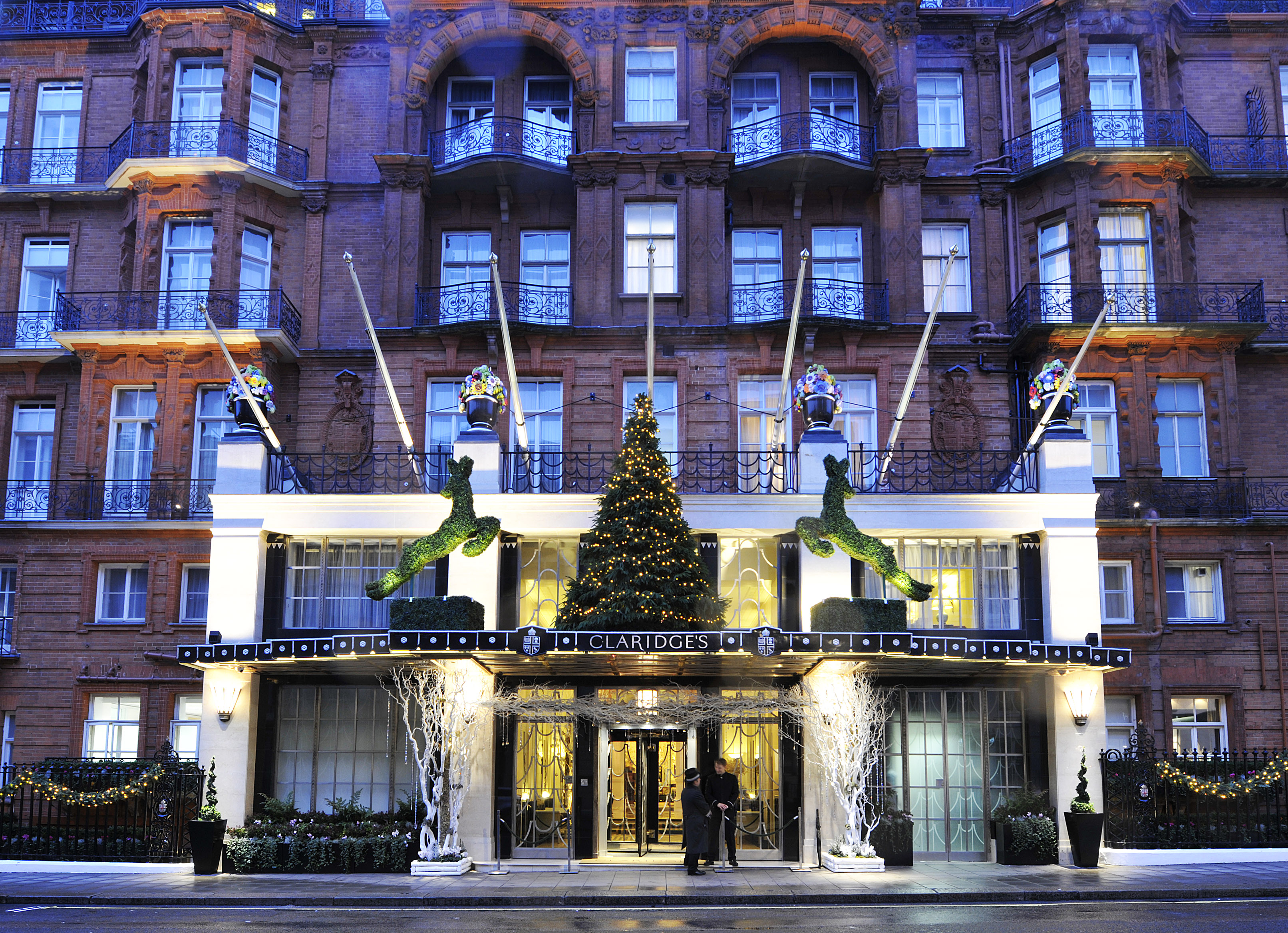 Every Claridge's Tree Design of Christmas Past