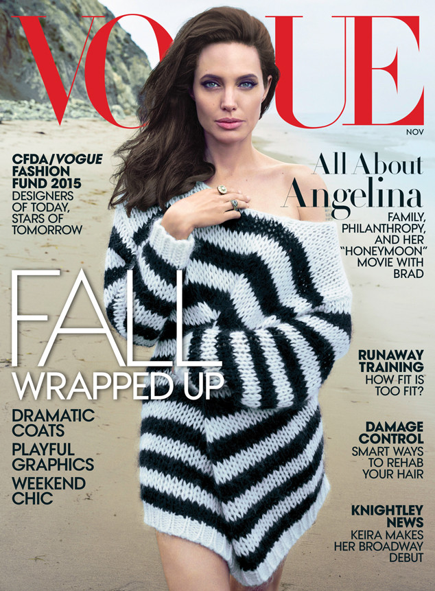 Angelina Jolie Pitt Covers Vogue - Daily Front Row
