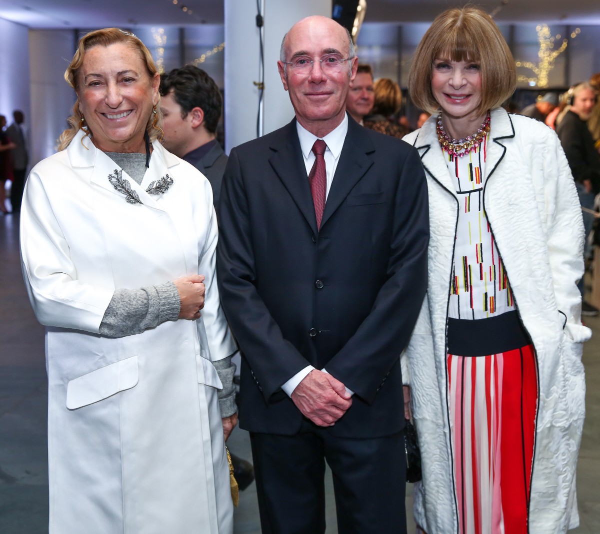 Miuccia Prada, David Geffen, Anna Wintour