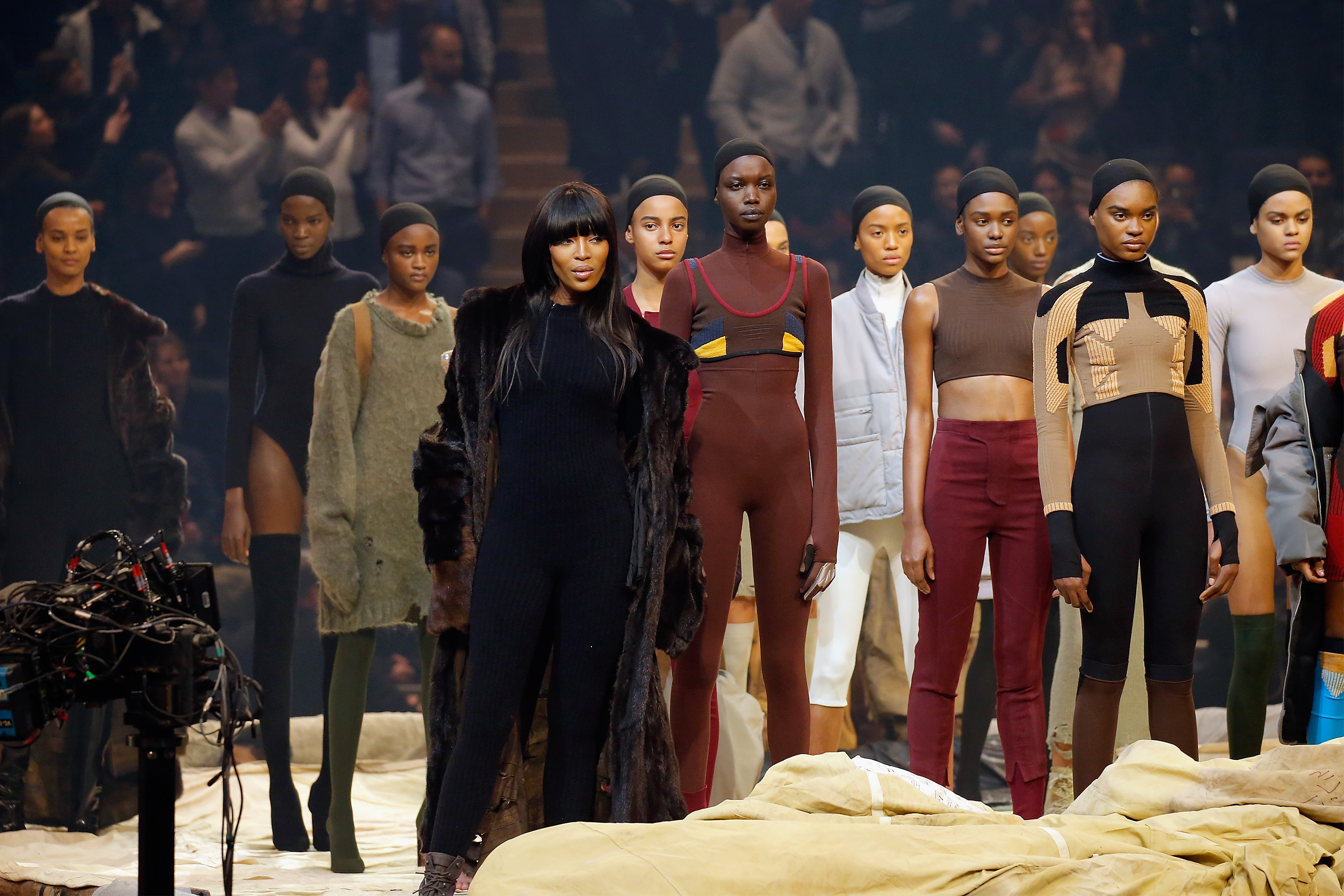 NYFW Front Row: Kayne Unveils Yeezy Season with Naomi Campbell - Daily Front Row