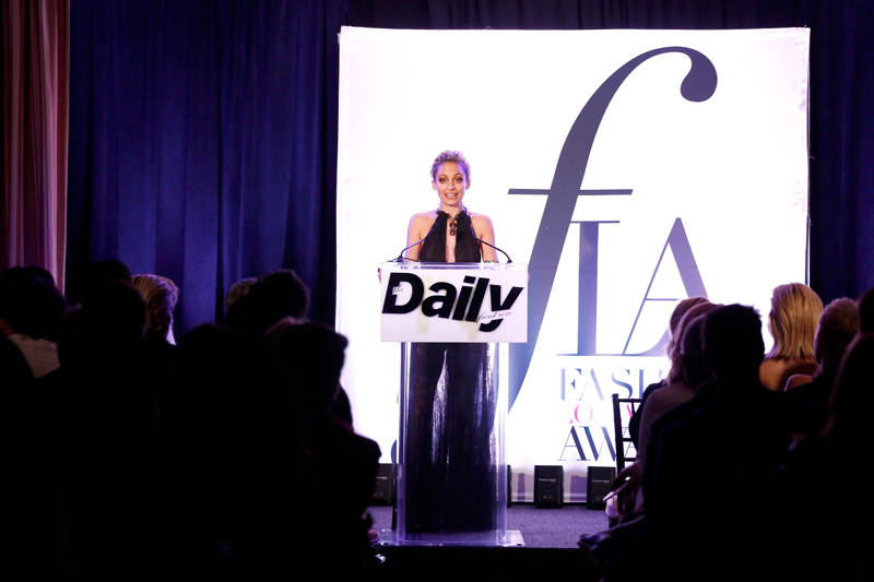 WEST HOLLYWOOD, CA - MARCH 20: EXCLUSIVE COVERAGE Host Nicole Richie speaks onstage during The Daily Front Row "Fashion Los Angeles Awards" 2016 at Sunset Tower Hotel on March 20, 2016 in West Hollywood, California. (Photo by Rich Polk/Getty Images for The Daily Front Row)