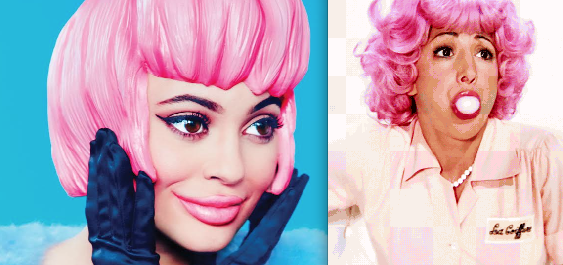 Daily Double Kylie Jenner On Paper And Frenchy From Grease
