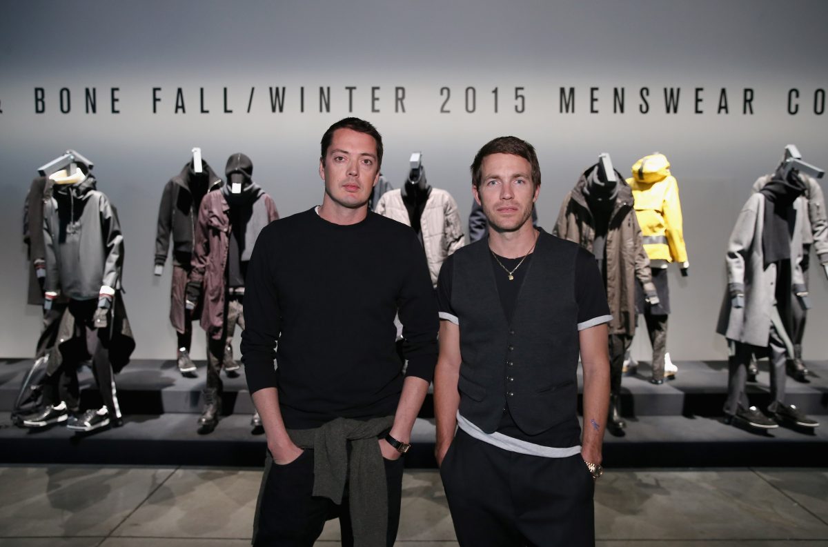 NEW YORK, NY - FEBRUARY 03: Designers Marcus Wainwright (L) and David Neville attend Rag & Bone Fall/Winter 2015 Menswear Presentation at Dia Center on February 3, 2015 in New York City. (Photo by Neilson Barnard/Getty Images for Rag & Bone)