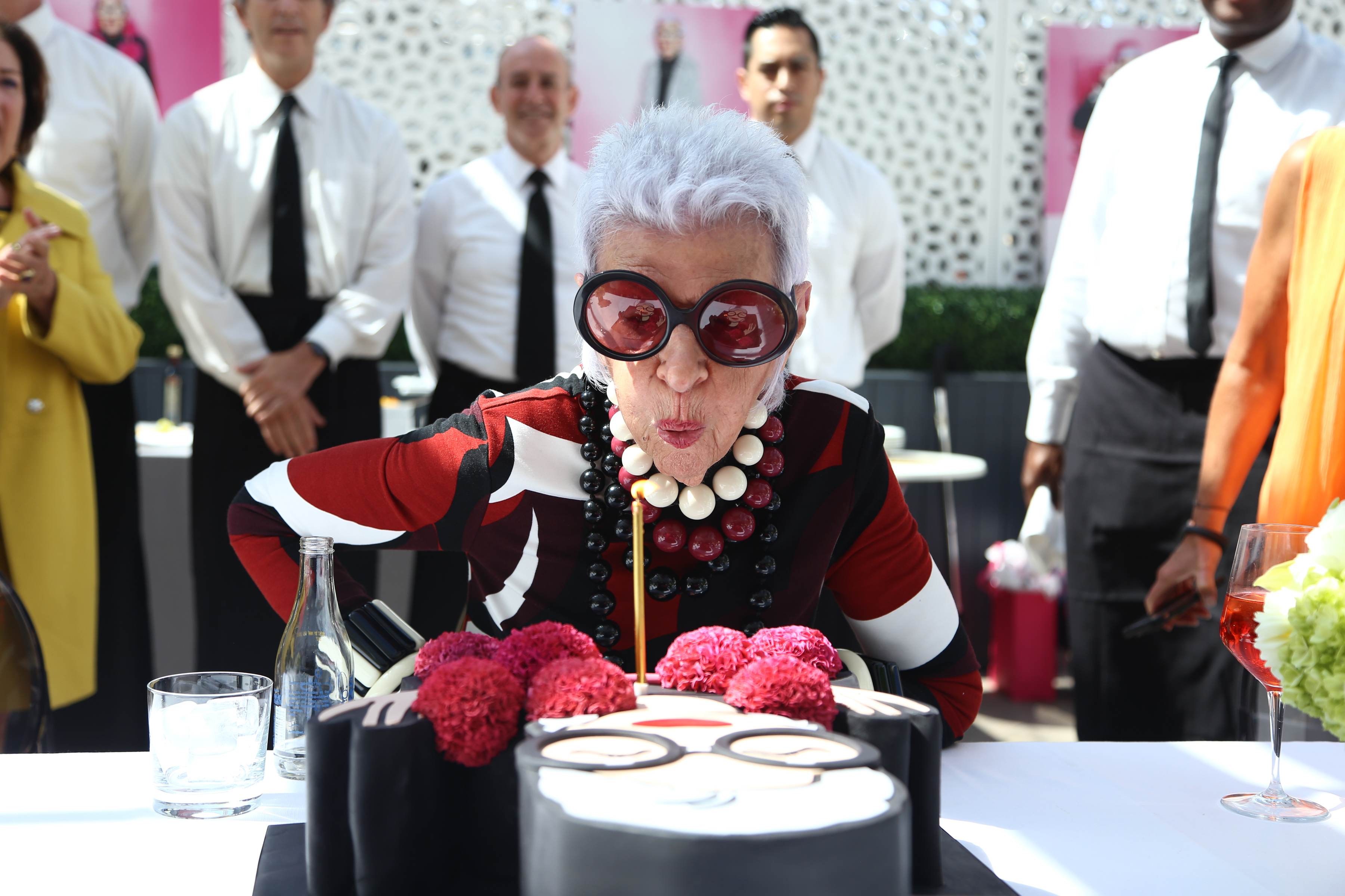 Iris Apfel's 95th Birthday Luncheon with Macy's INC International Concepts