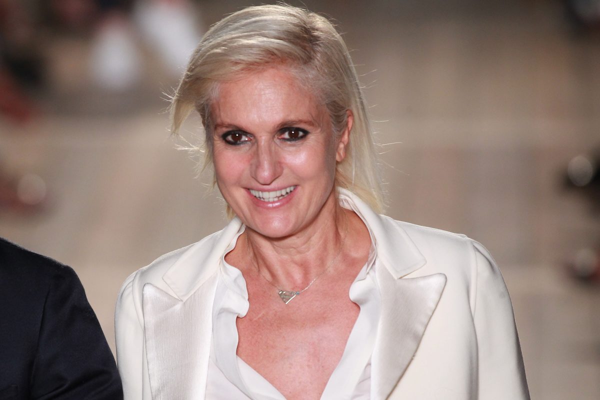 PARIS, FRANCE - JULY 06: Maria Grazia Chiuri walks the runway during the Valentino Haute Couture Fall/Winter 2016-2017 show as part of Paris Fashion Week on July 6, 2016 in Paris, France. (Photo by Antonio de Moraes Barros Filho/WireImage)