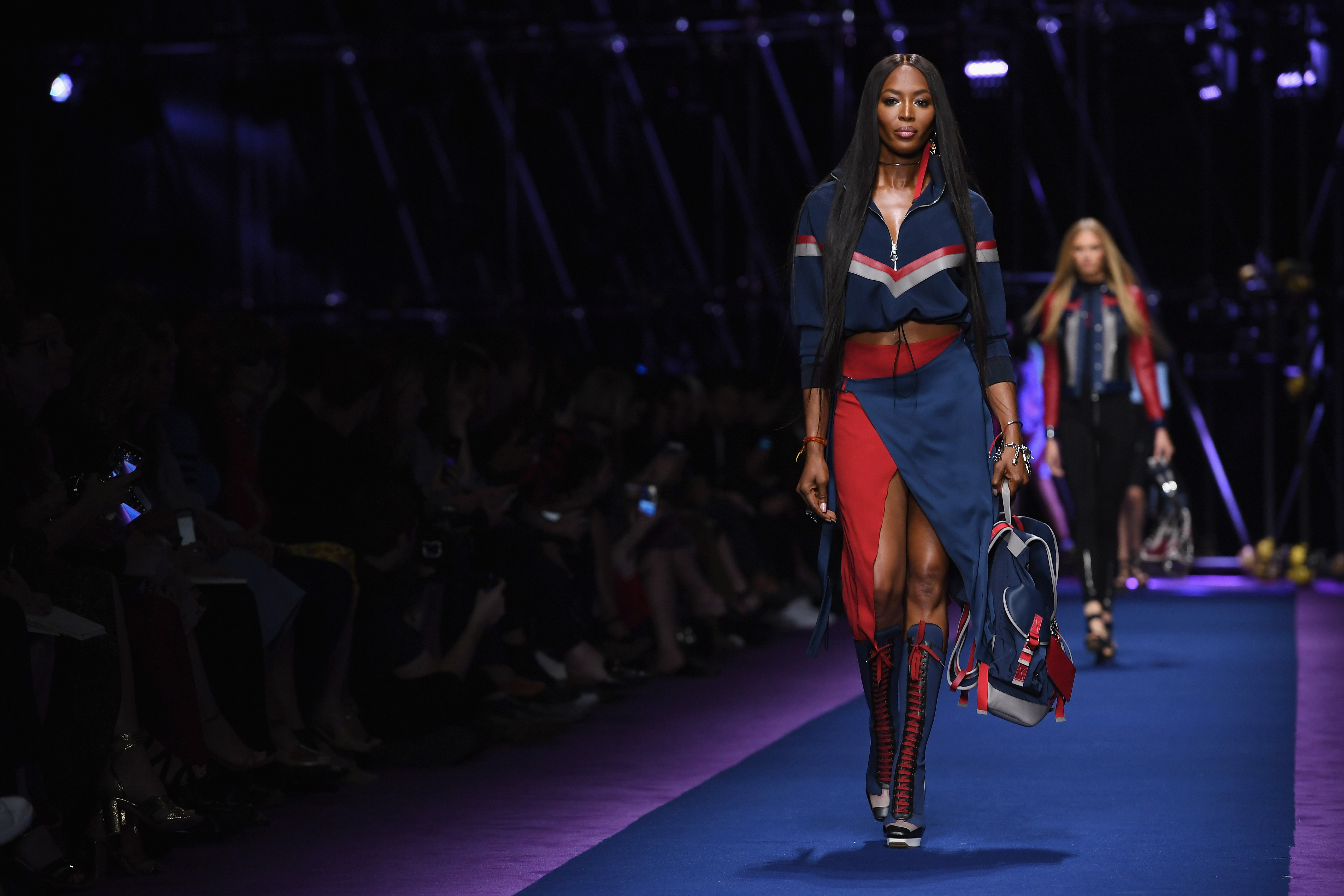 Naomi Campbell Walks Versace's Spring 2017 Show - Daily Front Row