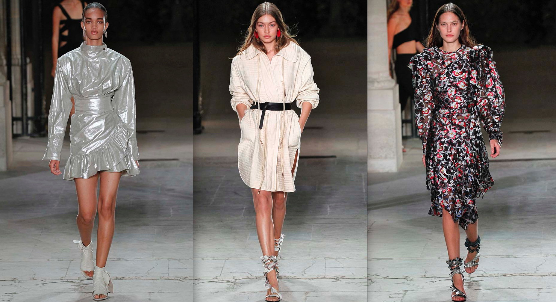 Paris Fashion Isabel Marant, Loewe, Off-White, and - Front