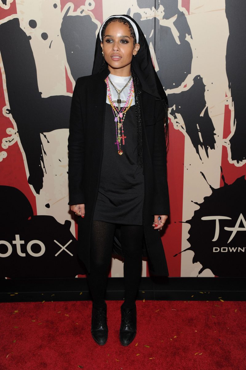 Zoe Kravitz==HEIDI KLUM'S 15th ANNUAL HALLOWEEN PARTY==Tao Downtown, NYC==October 31, 2014==©Patrick McMullan==Photo - Owen Hoffmann/patrickmcmullan.com====