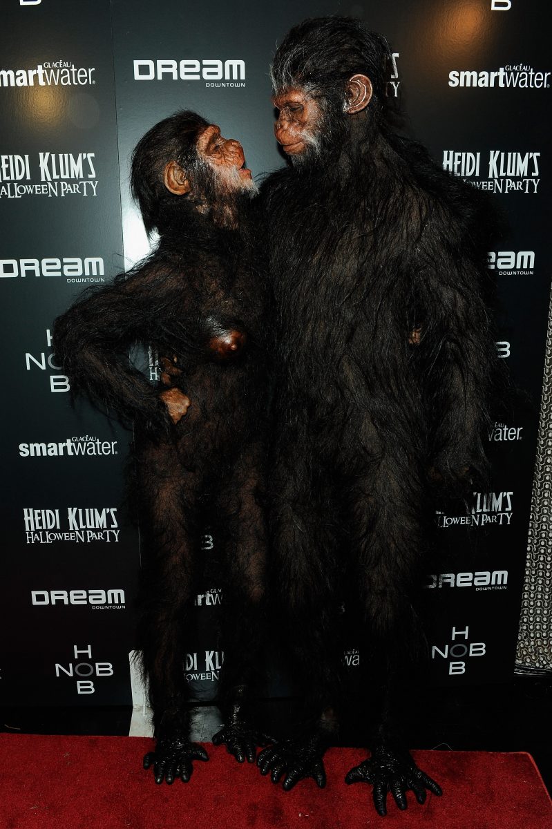 NEW YORK, NY - OCTOBER 31: Heidi Klum and Seal attend Heidi Klum's 12th annual Halloween party at the PH-D Rooftop Lounge at Dream Downtown on October 31, 2011 in New York City. (Photo by Jemal Countess/Getty Images)