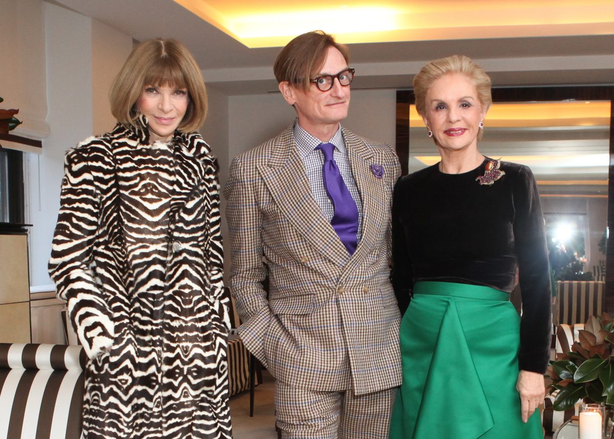 Anna Wintour, Hamish Bowles, Carolina Herrera