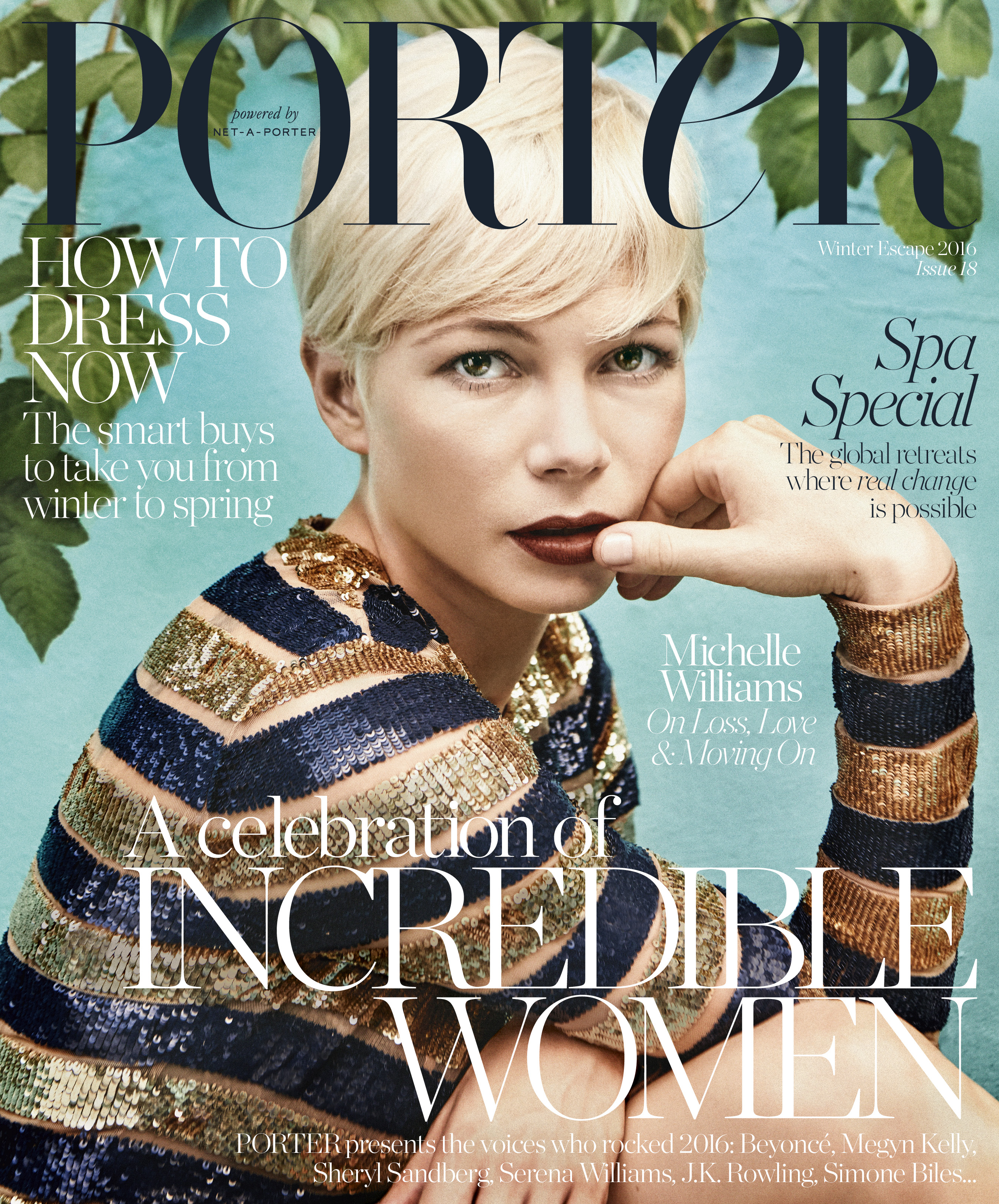 Michelle Williams Opens Up to PORTER Magazine About Life in Her 30s