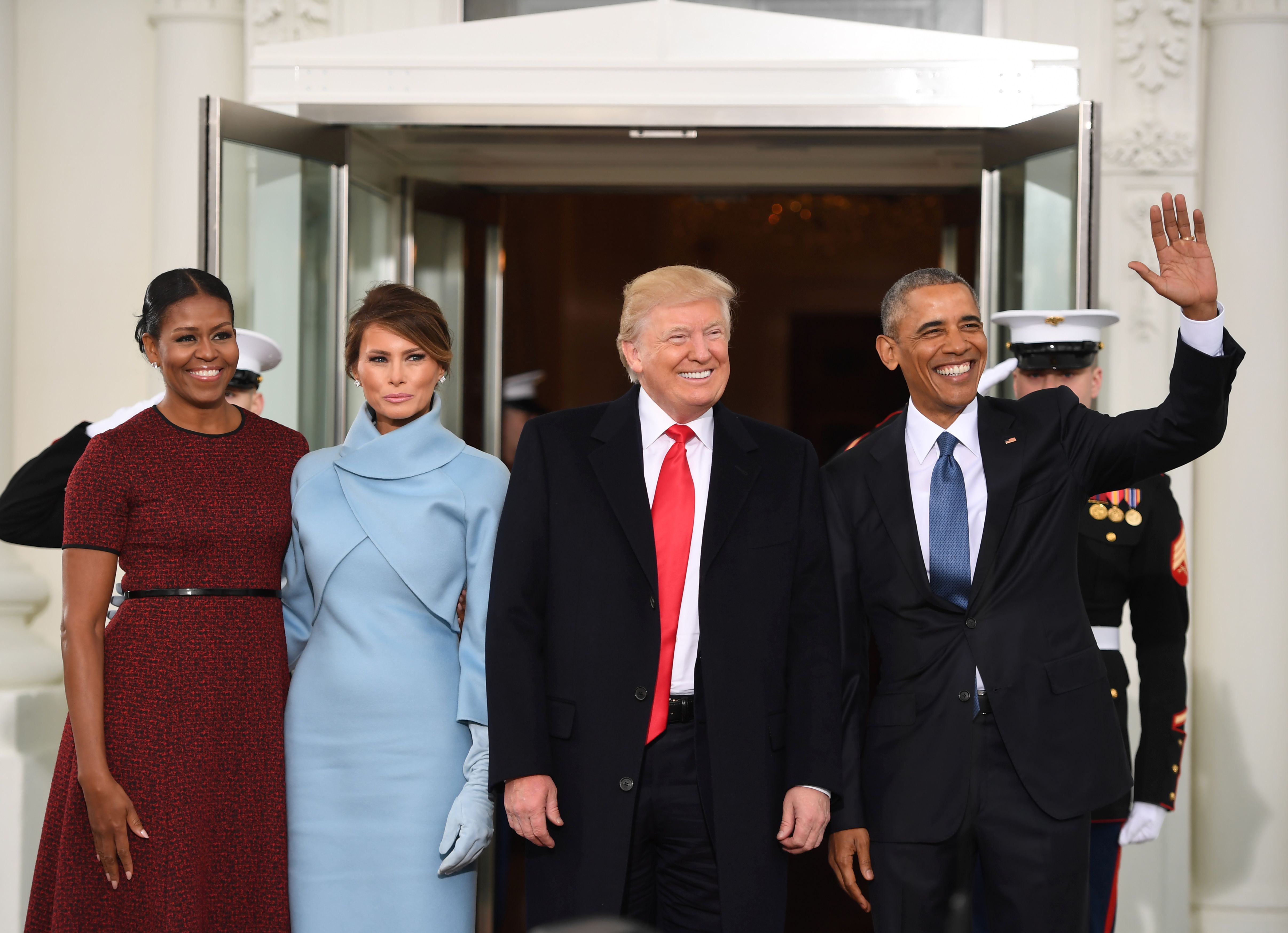 Melania Trump Wears Ralph Lauren on Inauguration Day - Daily Front Row