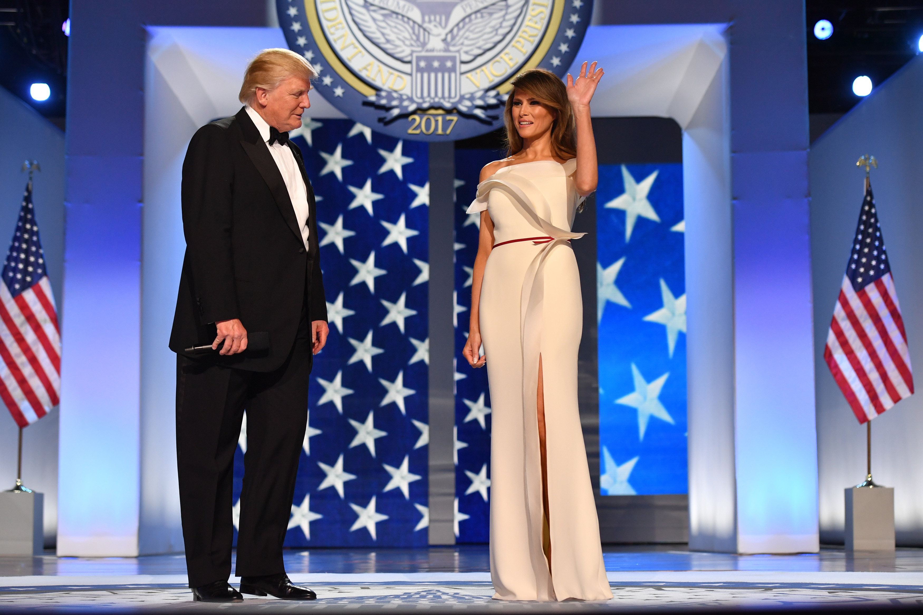 Hervé Pierre on Designing Melania Trump's Inaugural Ball Gown - Daily Front  Row