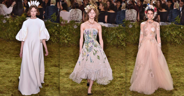 Maria Grazia Chiuri's Haute Couture Fairytale for Christian Dior ...