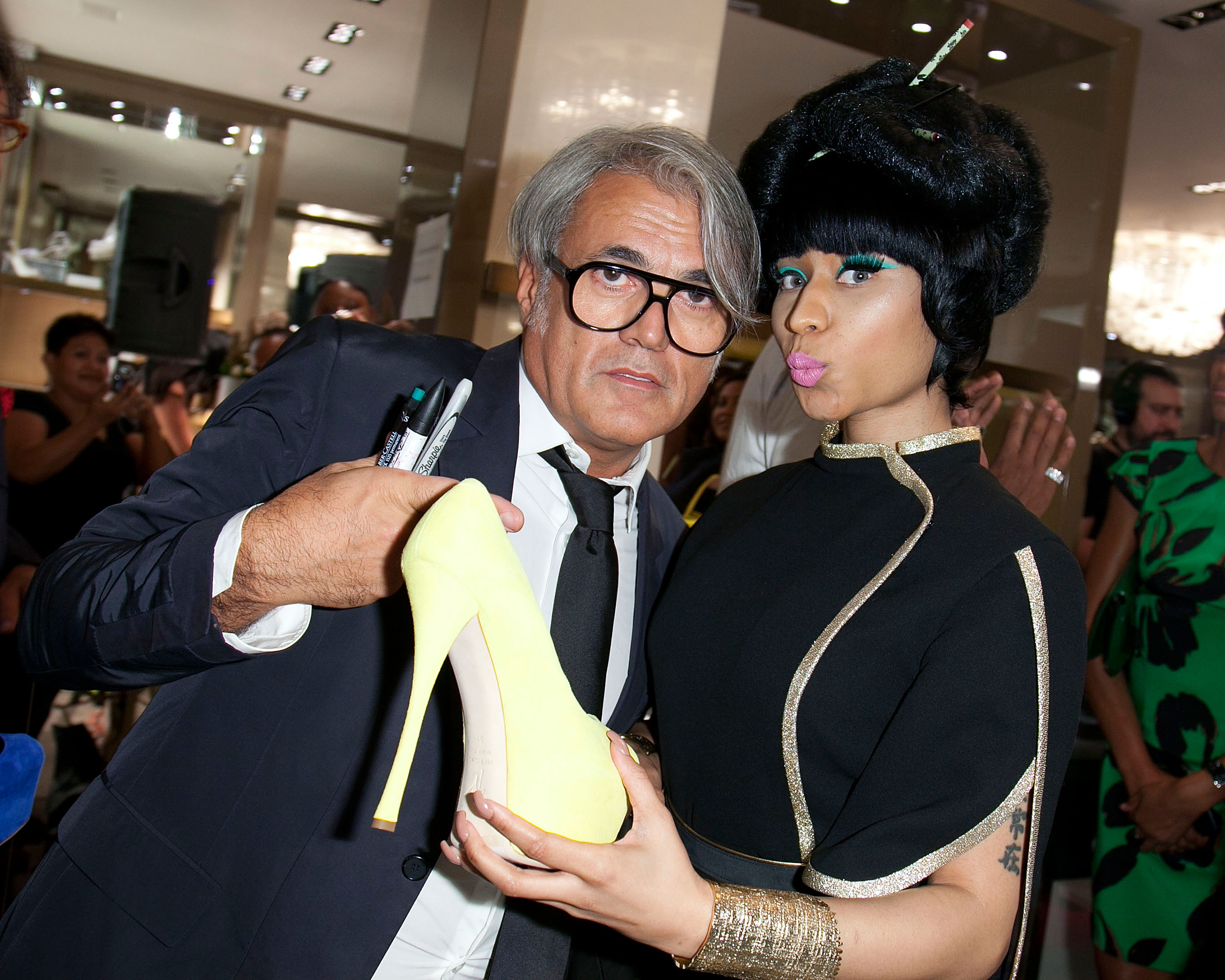 WhatsGoodGiuseppe: Nicki Shoe Designer Giuseppe Zanotti On Blast - Front