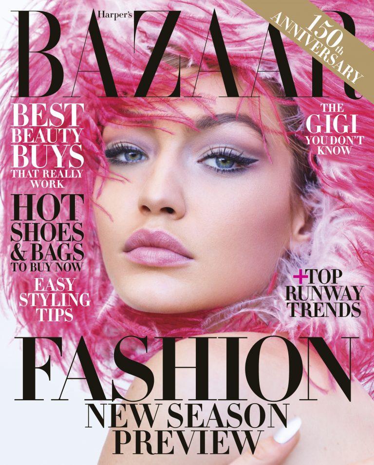 Gigi Hadid Shoots for the Moon in Harper's Bazaar - Daily Front Row