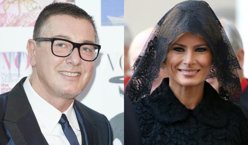 Stefano Gabbana Stands Up for First Lady Melania Trump