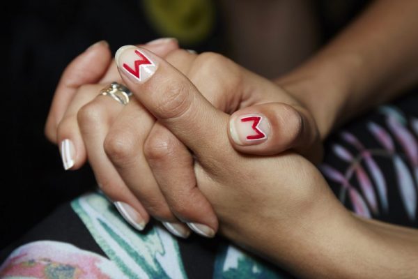 Helmut Lang Nail Art and Backstage Beauty at NYFW 2023